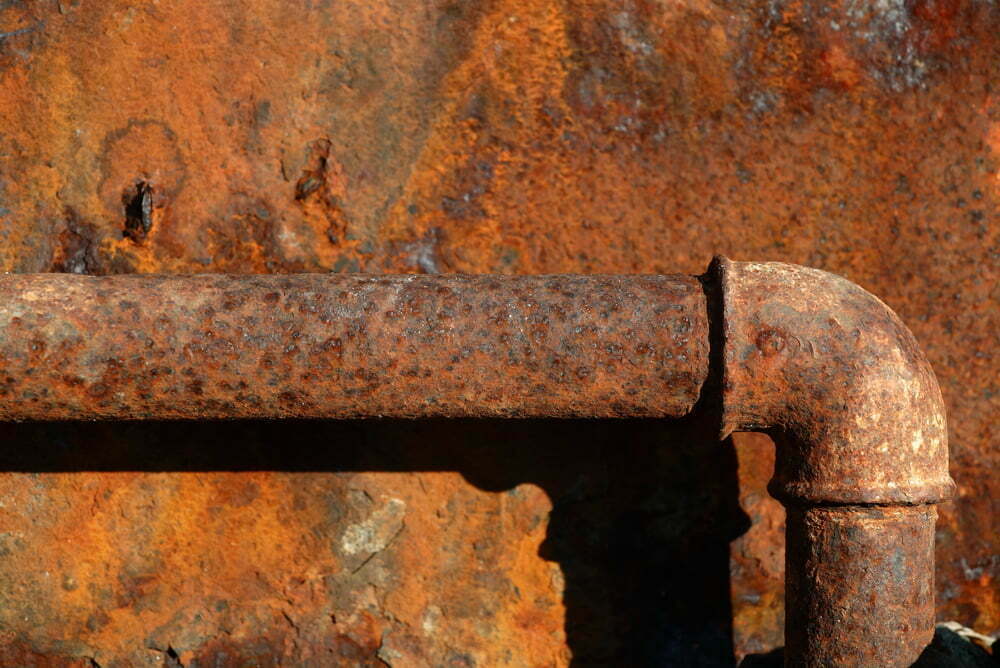 does black steel rust